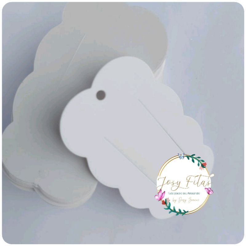 100 Papeletas para Bico de Pato ou faixinha de bebê 10x06 Artesanato Laços Tiaras Bijuterias CÓD 123 papelaria