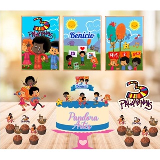 Kit Festa 3 Palavrinhas em Oferta na Shopee