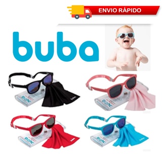 Óculos de sol Para Bebê Flexivel Buba C/ Alça Ajustável e Estojo Proteção Uva e UVB em Oferta na Shopee