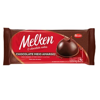 Chocolate Em Barra Meio Amargo 1,01kg - Harald Melken