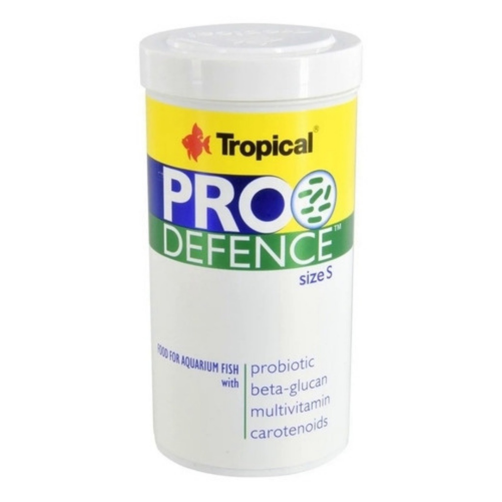 Ração Tropical Pro Defence 130g Grãos Pequenos Com Probióticos