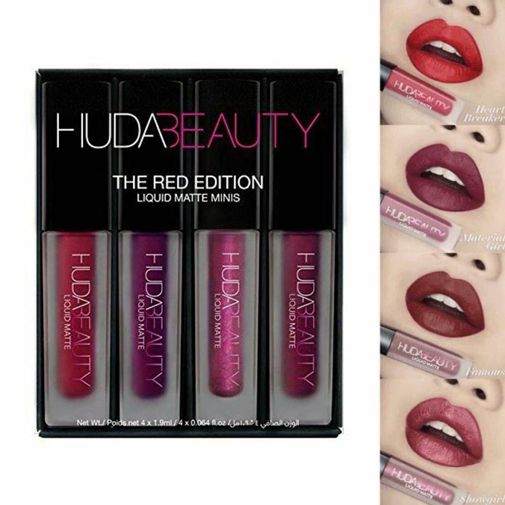 Huda Beauty Liquid Matte Minis The Red Edition | Shopee Brasil