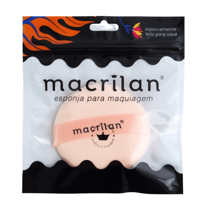 Esponja Para Maquiagem Com Alça Macrilan