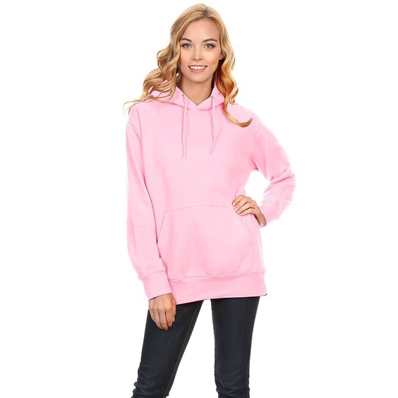 Blusa de frio moletom sem estampa modelo unissex / masculino e feminino