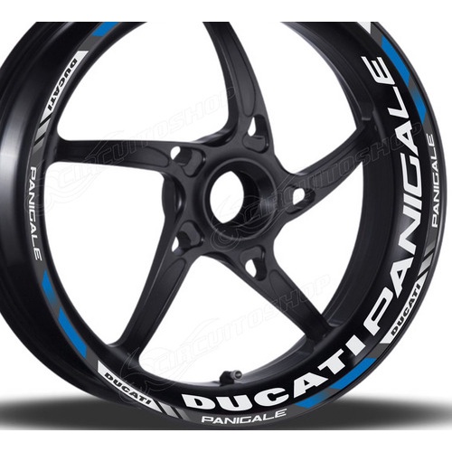 Friso + Adesivo Refletivo D3 Roda Moto Ducati Panigale