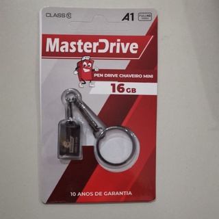 KIT C/ 10 PÇS Pen Drive Mini de Metal Alta Velocidade de Transferência - MasterDrive 16GB