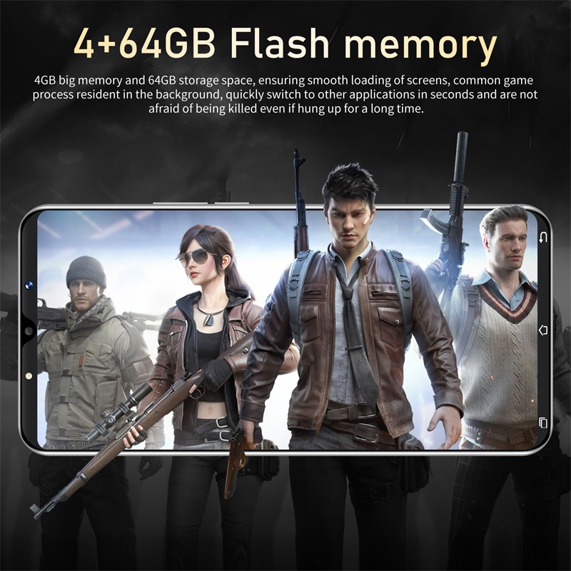 Celular S21 Smartphone 5.3 Polegadas 4GB + 64GB Android Telefone Celulares