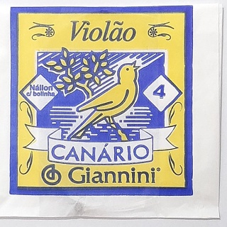 Corda Violão Nylon Com Bolinha 4ª Ré Avulsa do Encordoamento Giannini Canário Avulsa em Oferta na Shopee