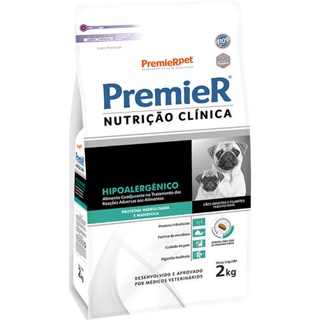 Ração Premier Nutrição Clínica Hipoalergênico para Cães Adultos Pequeno Porte 2 kg em Oferta na Shopee