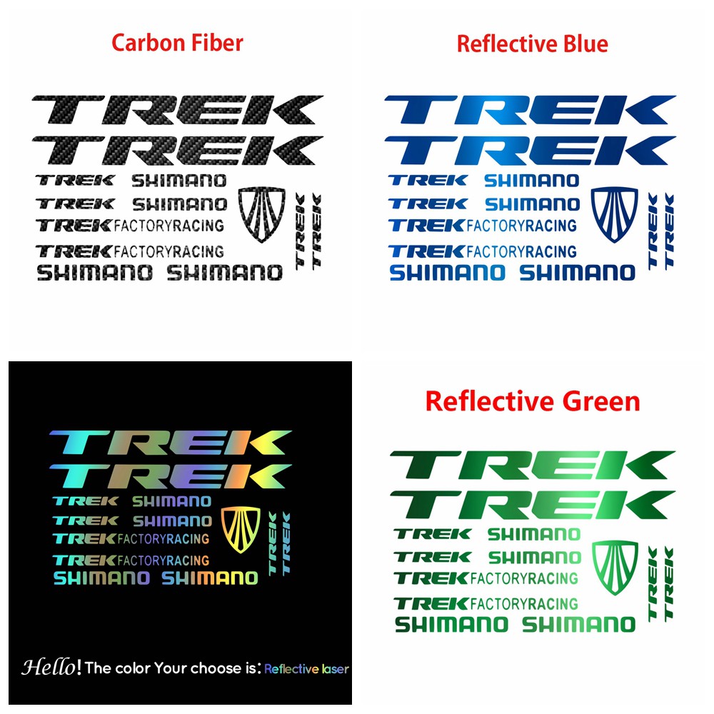 Trek Quadro De Bicicleta Decalques De Vinil Decoração Decalque De Ciclismo De Estrada Marca MTB Adesivos