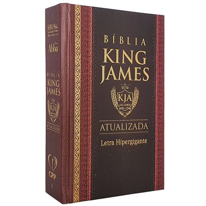 Bíblia Sagrada King James Atualizada | Capa Dura Clássica | KJA | Letra ...