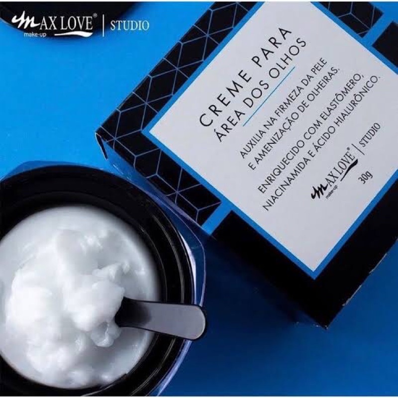 Creme Área dos Olhos - Redutor de Olheiras - Max Love 30g