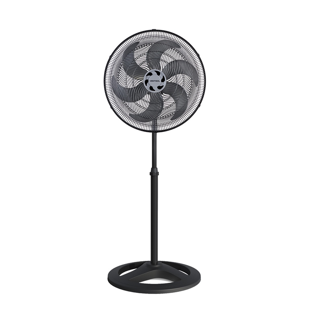 Ventilador Coluna Oscilante 127v 50cm Turbo 6 Preto Ventisol