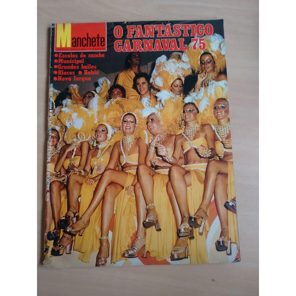Revista Manchete 1192 Carnaval Ano 1975 Onassis 351q