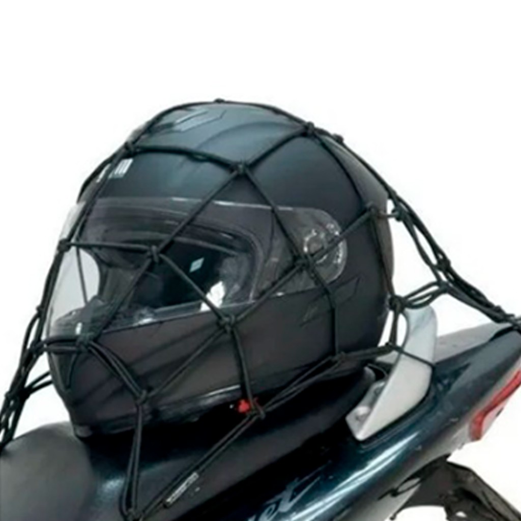 2 REDE ELÁSTICA ARANHA P/ CAPACETE E BAGAGEIRO DE MOTO 40cm×40cm ou 30cmx30cm de ferro em Oferta na Shopee