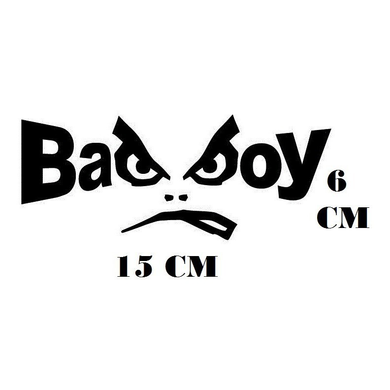 Adesivo Logo Badboy Bad Boy Mma Luta Com ótima qualidade Shopee Brasil