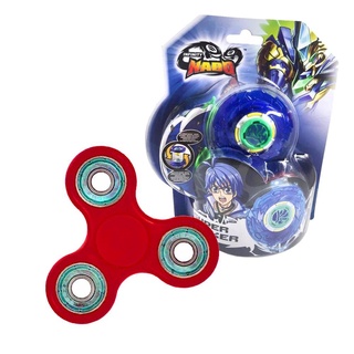Kit Infinity Nado - Plastic Azul + Fidget Spinner Zuru