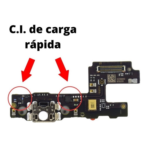 Placa Flex Flat Carga Conector Compatível Mi Play Carregamento Turbo Original