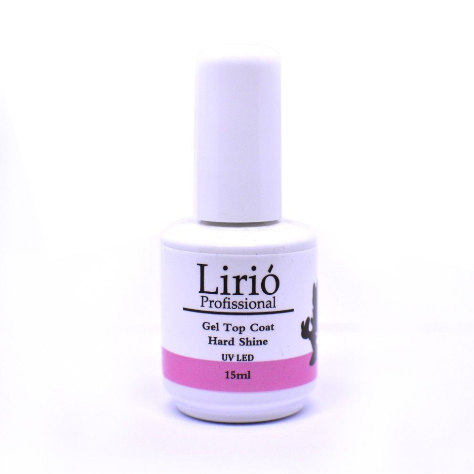 Top Coat Lirió Durabilidade Unhas De Gel 15ml Brilho Lindo