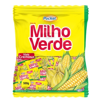 Bala Pocket Milho Verde 500g - Riclan em Oferta na Shopee