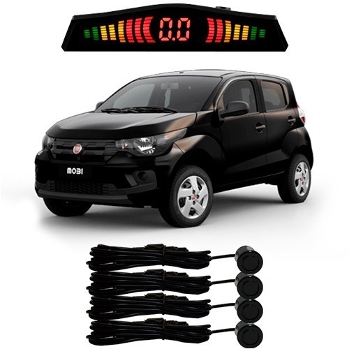 Sensor De Estacionamento Ré Fiat Mobi Todos Os Modelos Preto em Oferta na Shopee