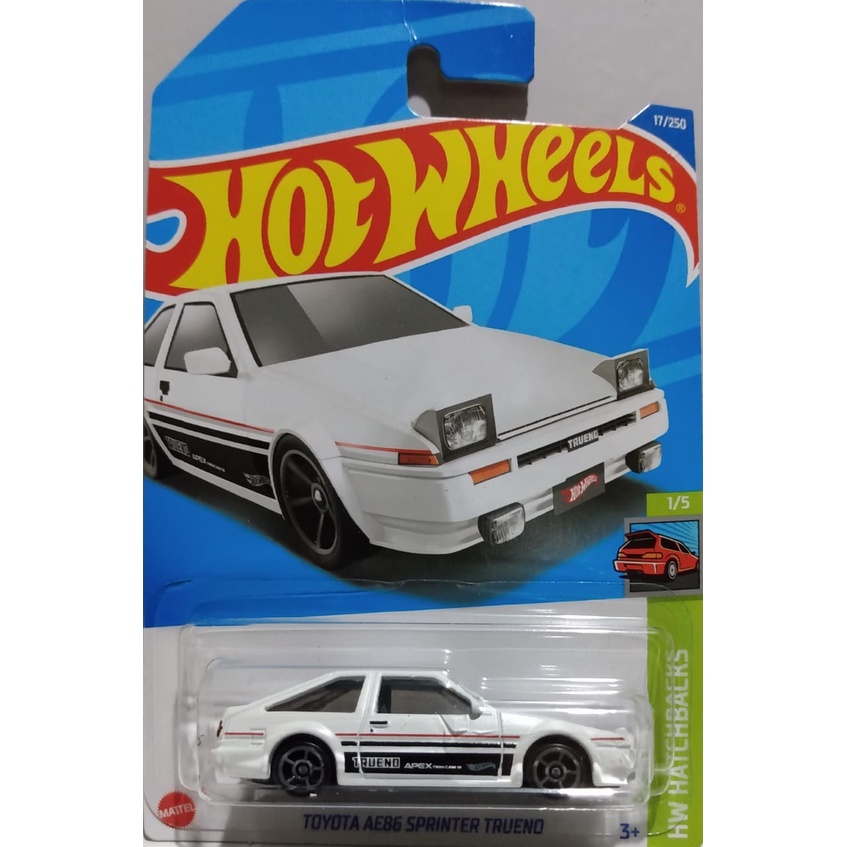 Toyota Ae86 Sprinter Trueno Hw Hatchbacks 2022 Hot Wheels Shopee Brasil