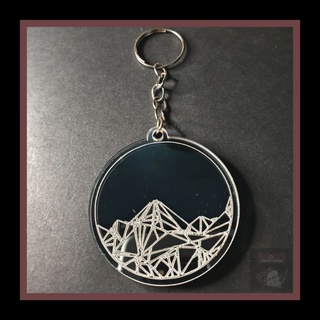 Acotar chaveiro de acrílico