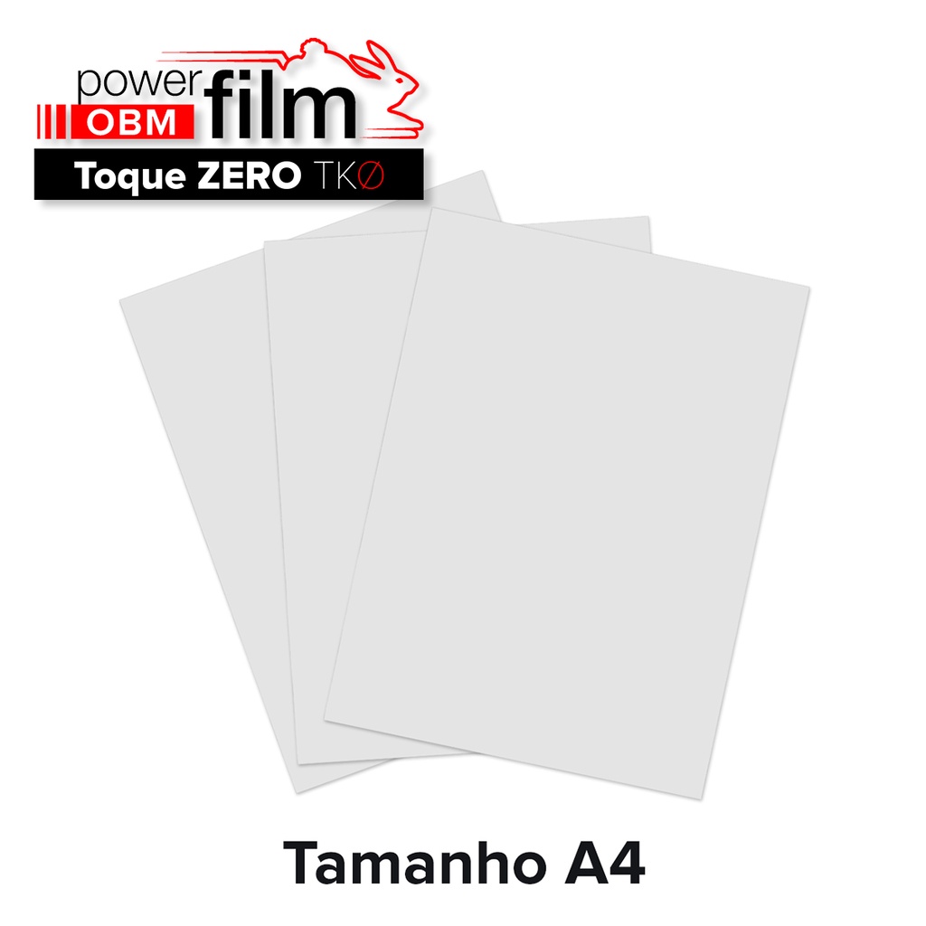 Obm Power Film TkØ Toque Zero A4 10 Folhas Shopee Brasil 9610