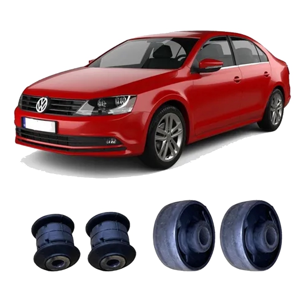 Bucha Bandeja Balança Leque Maior e Menor Dianteira Jetta 2012 2013 2014 2015 2016 A 2018