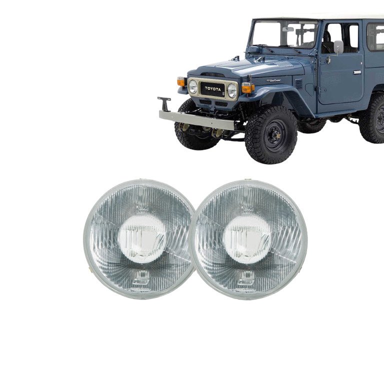 PAR BLOCO FAROL TOYOTA BANDEIRANTE ATE 1988 ORIGINAL C/VIGIA
