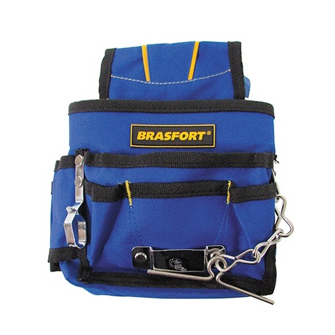 Bolsa Para Ferramentas Pochete  Poliéster  Resistente 9 Bolsos Brasfort 7566