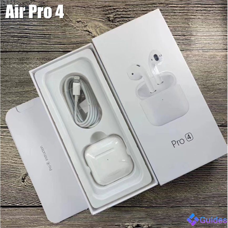 （caixa ）fone Bluetooth Airs Pro 4 Mini Fone de Ouvido Tws Fone de Ouvido Sem Fio Airpod Sem Fio Tws Pk AirPods Pro
