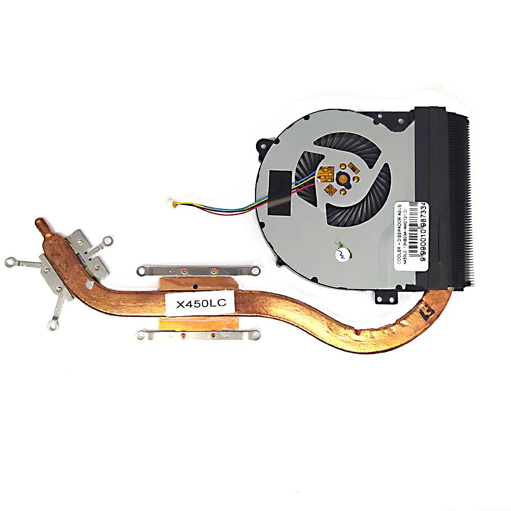 Cooler Para Notebook Asus X450LC 13NB03A1AM0101 C/ VIDEO Com Dissipador (10987)