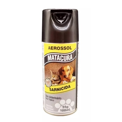 Sarnicida Matacura Aerossol para Cães e Gatos 100 ml em Oferta na Shopee