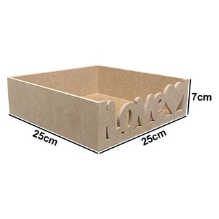 Bandeja Em Mdf Decorada 25x25x7 Escolha Seu Modelo | Shopee Brasil