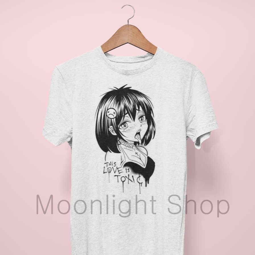 T Shirt Camiseta Básica Algodão Unissex Anime Fofinho Moda Tumblr