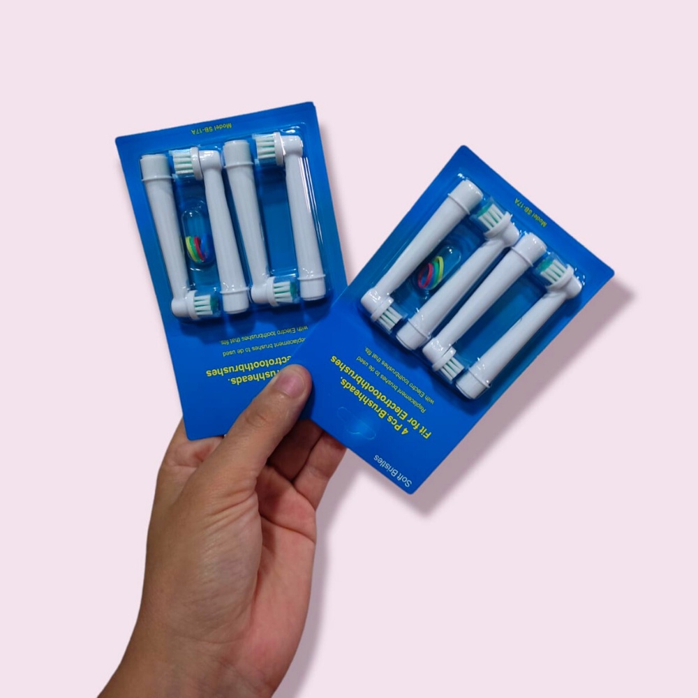 kit 8 refis para escovas de dentes elétricas oral-b em Oferta na Shopee