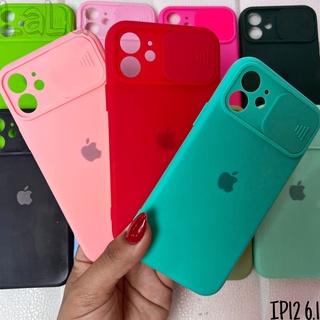 Capinha Tampa Câmera para celular / iPhone 12 6.1 / Capa case colorida tampa câmera (CF04)