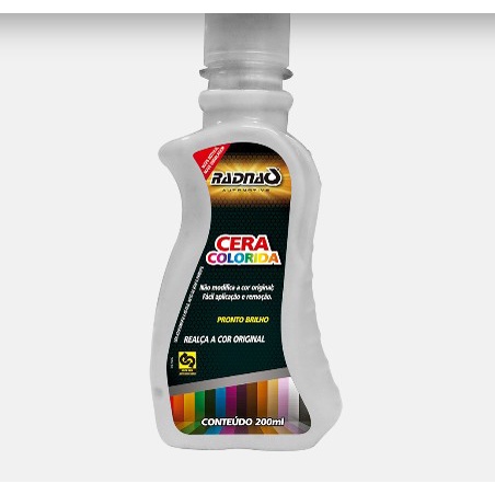 Cera Colorida Radnaq 200ml - Branca em Oferta na Shopee