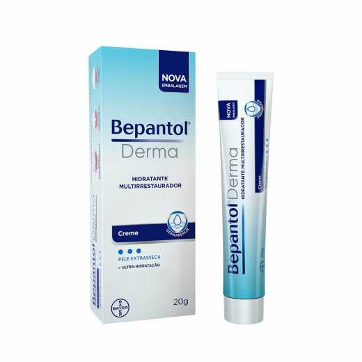 Bepantol Derma Hidratante multirrestaurador 20g creme pele extra seca Bepantol hidratante