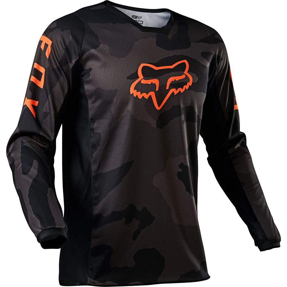 【 COD 】 In Stock 2022 FOX Homens De Manga Comprida Motocross Jersey Racing Downhill Mountain Bike Shirt Ciclismo