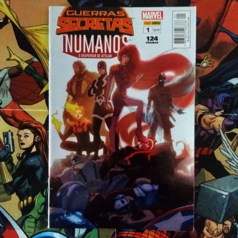 HQ - Guerras Secretas - Inumanos: O Despertar De Attilan - QUADRINHOS - MARVEL COMICS
