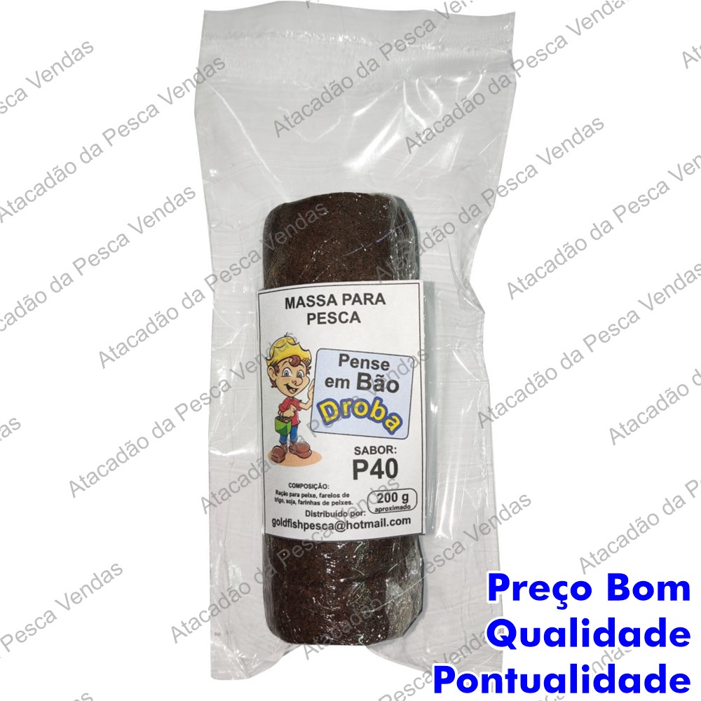 Massa P/ PESCA Vários Sabores 200g em Oferta na Shopee