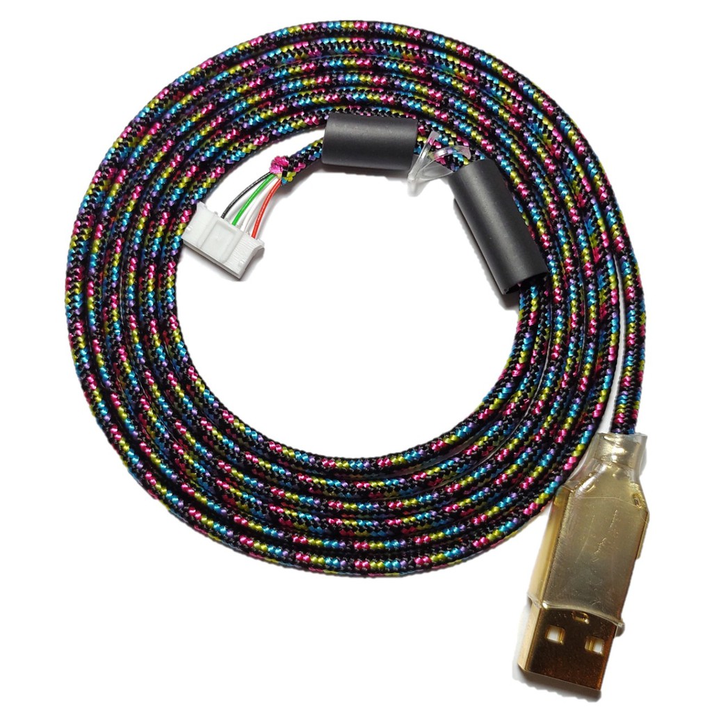 Cabo Paracord para Mouse Gamer - Linha Profissional Slim