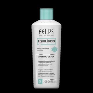 Felps Profissional - Shampoo Detox Equilibrio Antioleosidade  250ml - REDS em Oferta na Shopee