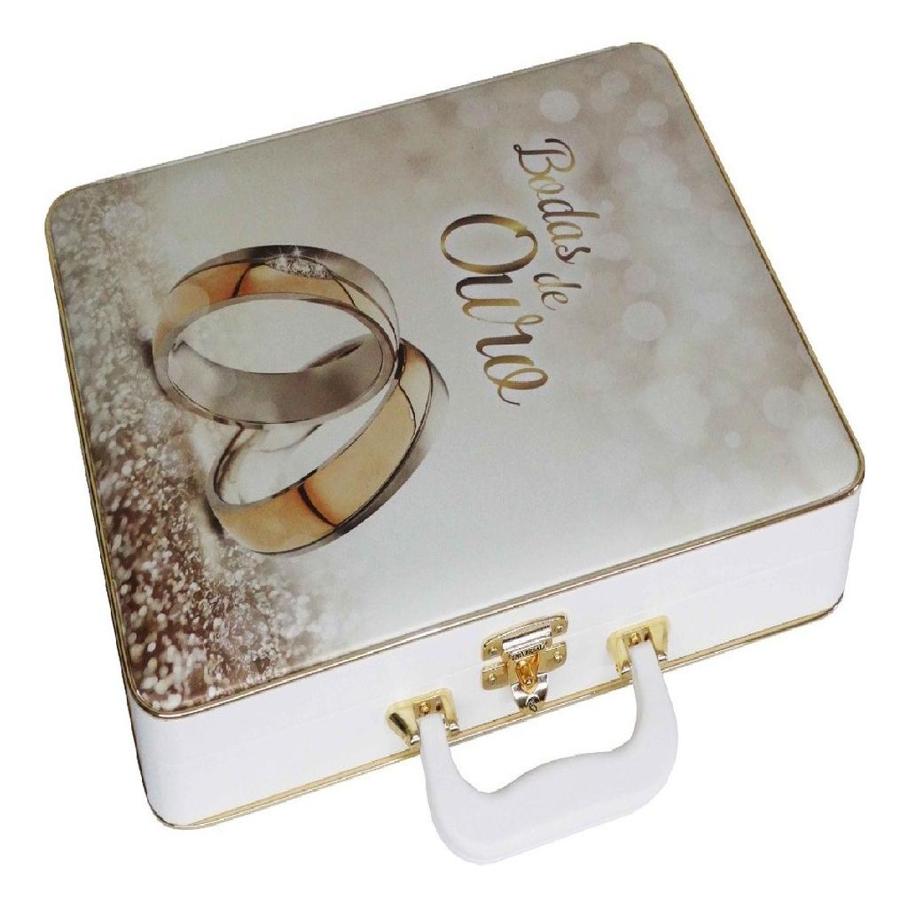 Álbum Maleta Enlace Casamento Bodas De Ouro 80 Fotos 20x30