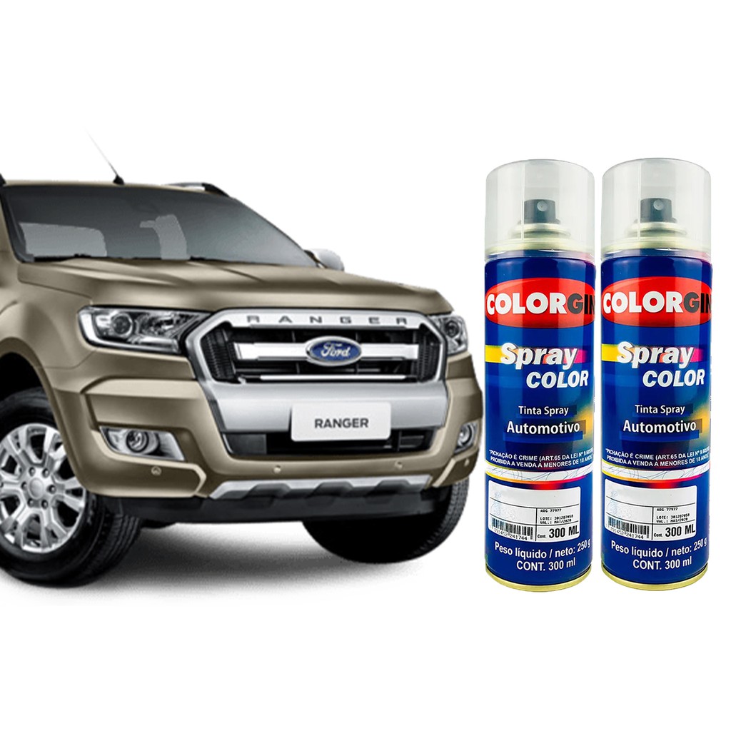 Spray Automotivo Prata Viena + Verniz Spray 300ml