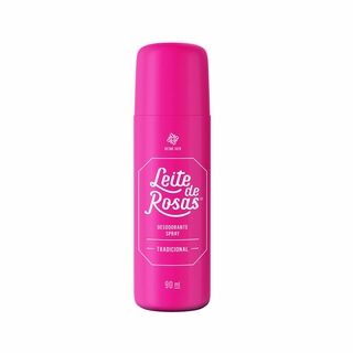 Desodorante Spray Leite de Rosas 90ml