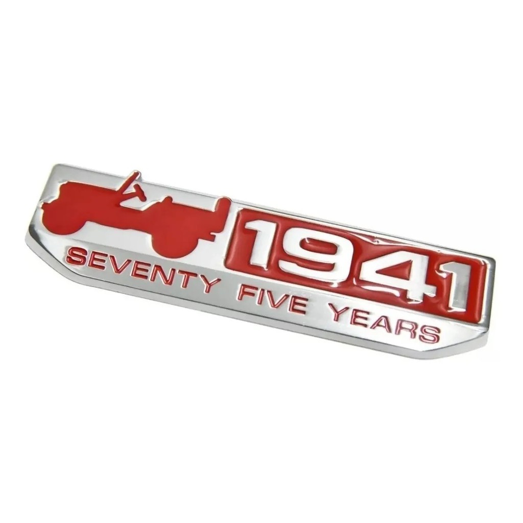 Acessórios Emblema 1941 Jeep Renegade Compass Grand Cherokee Porta Malas Traseira Willys Metal
