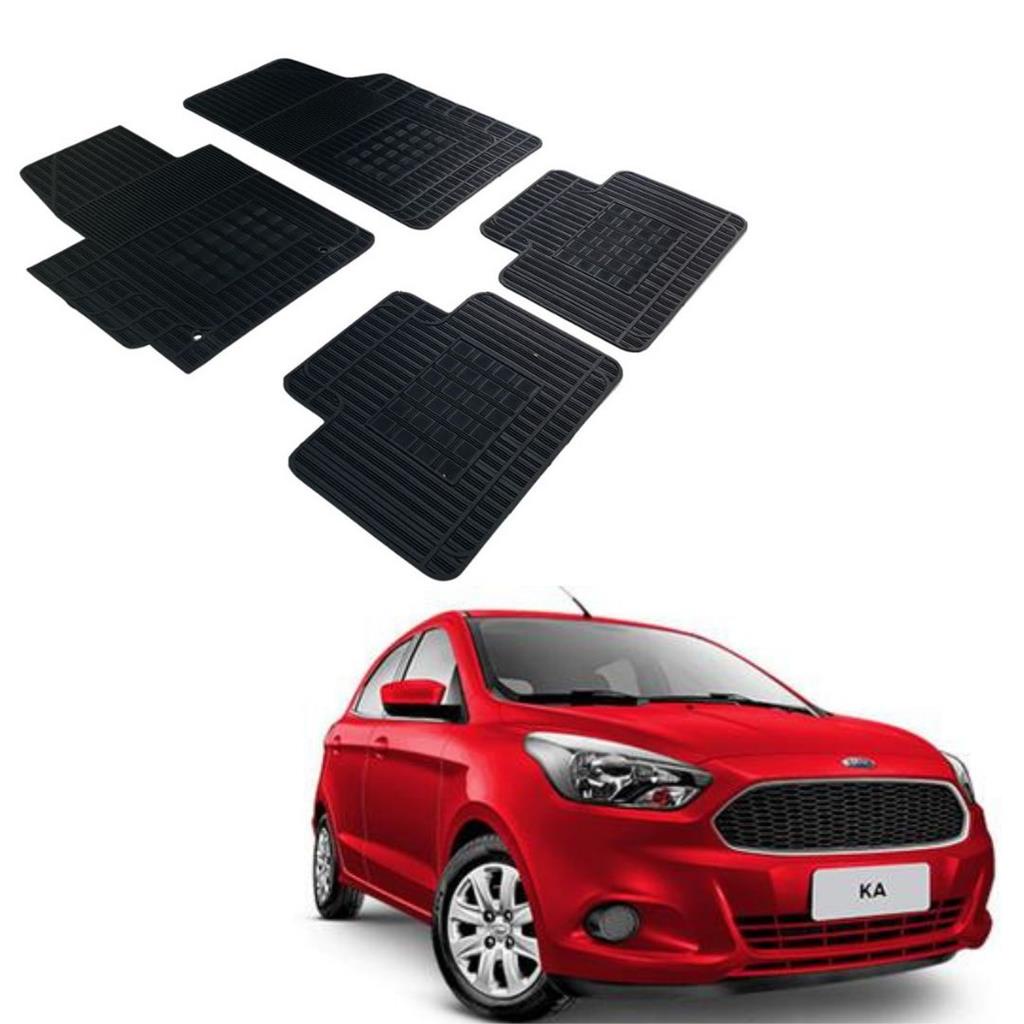 Jogo 4 Pecas Tapete Automotivo Especifico Ka 2015...  100% Borracha Borcol